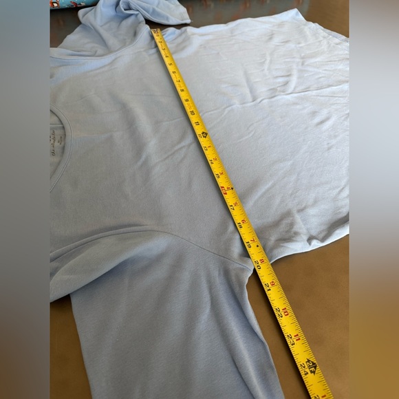 Chico’s Ultimate Tee, Size 2 or large, lite blue, 3/4 sleeves - Picture 7 of 9